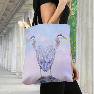 Heron im modernen Stil Tasche