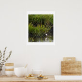Heron in Marsh Poster (Küche)