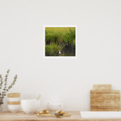 Heron in Marsh Poster (Küche)