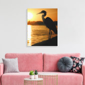 Heron Leinwanddruck (Insitu (Wohnzimmer))