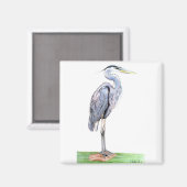 Heron Magnet (Vorderseite/Rückseite)