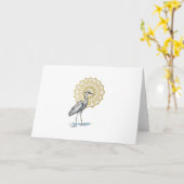 Heron Mandala Karte (Gelbe Blume)