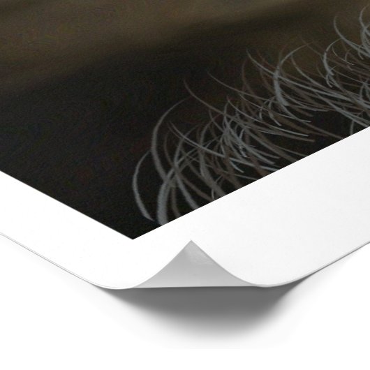 "Heron Moon" Art Print Poster (Ecke)