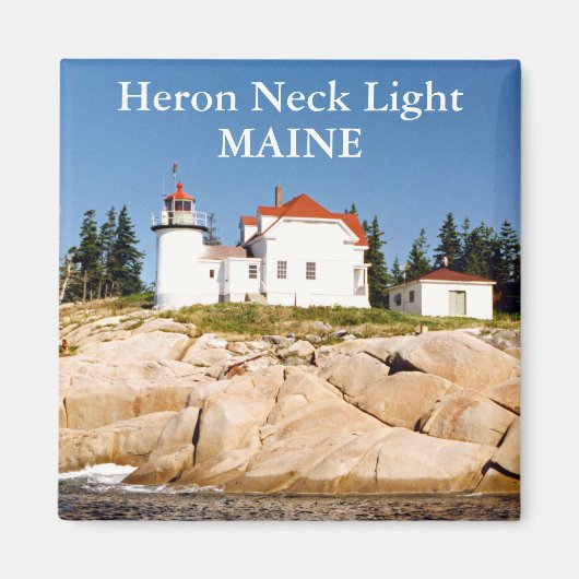 Heron Neck Light, Maine Magnet (Vorne)