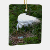 Heron Nest mit Eiern Ornament (Rechts)