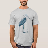Heron - Ocean Blue T-Shirt (Vorderseite)