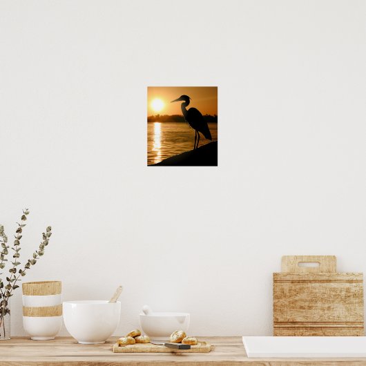 Heron Poster (Küche)