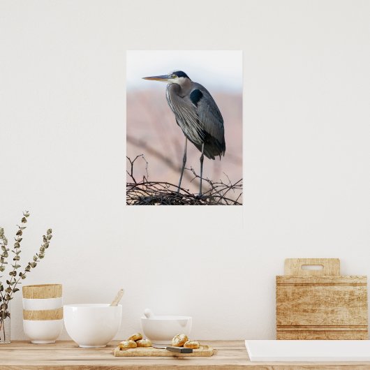 Heron Poster (Küche)
