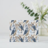 Heron Postkarte (Stehend Vorderseite)