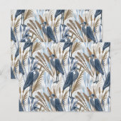 Heron Postkarte (Vorne/Hinten)