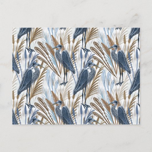 Heron Postkarte (Vorderseite)
