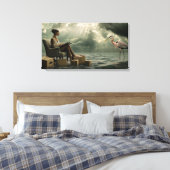 Heron Psychologie Leinwanddruck (Insitu (Schlafzimmer))