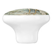 Heron Sea Bird Art Nouveau Imitats Relief Links Mi Keramikknauf (Seitenansicht)