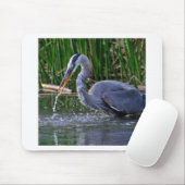 Heron Splash Mousepad (Mit Mouse)