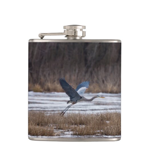 Heron Start Flachmann (Vorderseite)
