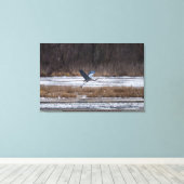 Heron Start Leinwanddruck (Insitu (Holzboden))