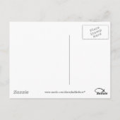 Heron Stehend allein 2 Postkarte (Rückseite)