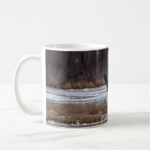 Heron Take Off Coffee Tasse (Links)
