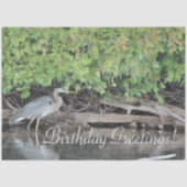 Heron Tissue Paper Seidenpapier (Vorderseite)