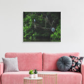 Heron und Lazy River Canvas Print Leinwanddruck (Insitu (Wohnzimmer))