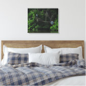 Heron und Lazy River Canvas Print Leinwanddruck (Insitu (Schlafzimmer))