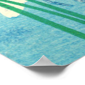 Heron und Lotus 1910 Poster (Ecke)