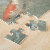 Heron und Vibrant Koi Fish Puzzle (Seite)