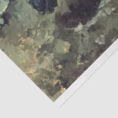 Heron und Vibrant Koi Fish Seidenpapier (Ausschnitt)