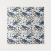 Heron Wandteppich (Vorderseite (Horizontal))