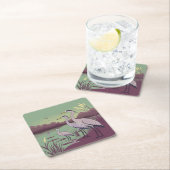 Herons by the Lake Rechteckiger Pappuntersetzer (Vor Ort)