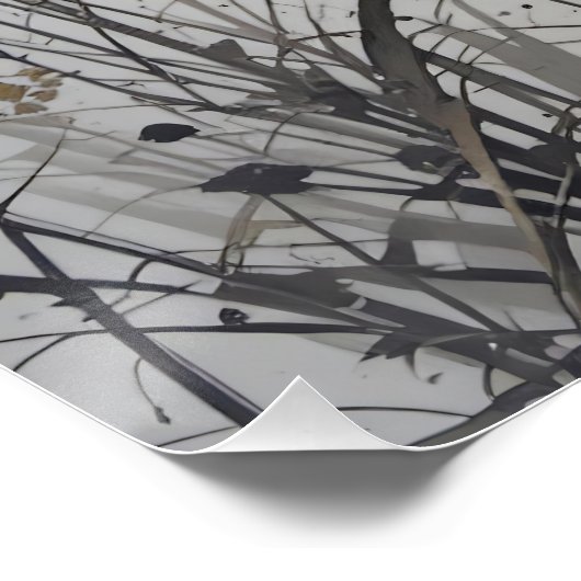 Herons Elegance Poster (Ecke)