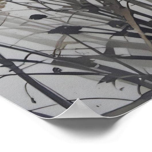 Herons Elegance Poster (Ecke)