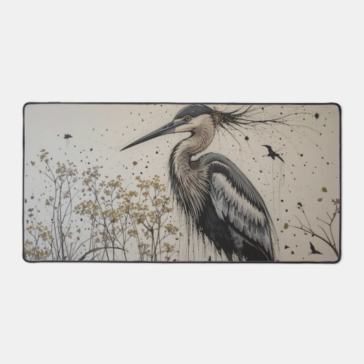 Herons Elegance Schreibtischunterlage (Vorderseite)