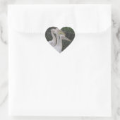 Herons Heart Sticker (Tasche)