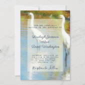 Herons Hochzeit Einladung (Vorderseite)