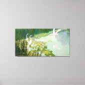 Herons im Sommer von Newell Convers Wyeth Leinwanddruck (Vorderseite)