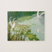 Herons im Sommer von Newell Convers Wyeth Puzzle (Horizontal)