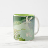 Herons im Sommer von Newell Convers Wyeth Zweifarbige Tasse (VorderseiteRechts)