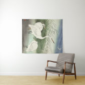 Herons in Shallow Water von Ohara Koson Wandteppich (Beispiel (Horizontal))