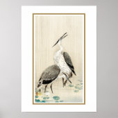 Herons, Ohara Koson (1877-1945) Poster (Vorne)