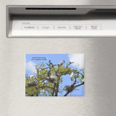 Herons und Holzstürme Magnet (In Situ (Geschirrspüler))