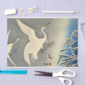 Herons von Ohara Koson in Snow Seidenpapier (Handwerk)