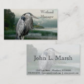 Heronsee Visitenkarte (Vorne/Hinten)