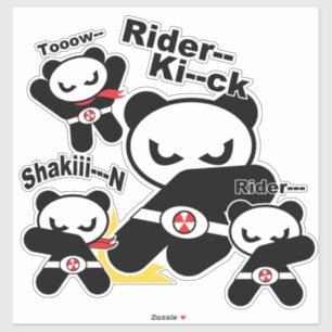 Heropandär Aufkleber