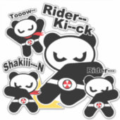 Heropandär Aufkleber (Vorderseite)