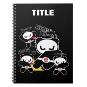 Heropandär Notizblock (Vorderseite)