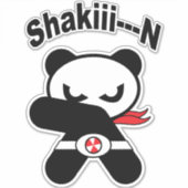 Heropandbäraufkleber Aufkleber (Vorderseite)