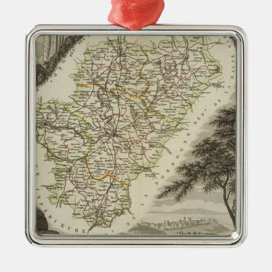 Heroprodukte Silbernes Ornament (Vorne)