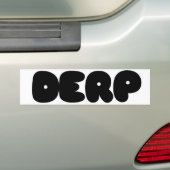 Herp Derp Autoaufkleber (Auf Auto)