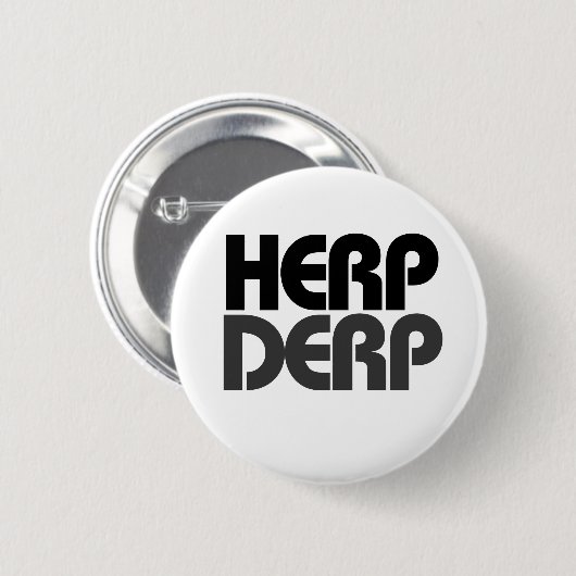 Herp Derp Button (Vorne & Hinten)